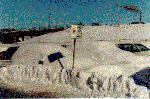 Cars in a Longueuil car park. March 1997
